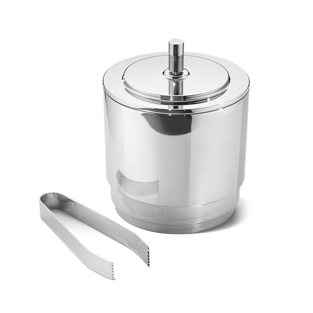 Manhattan Ice Bucket W/Tongs
