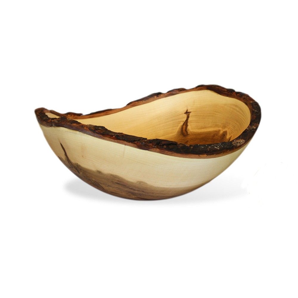 Maple Bowl Bark Edge