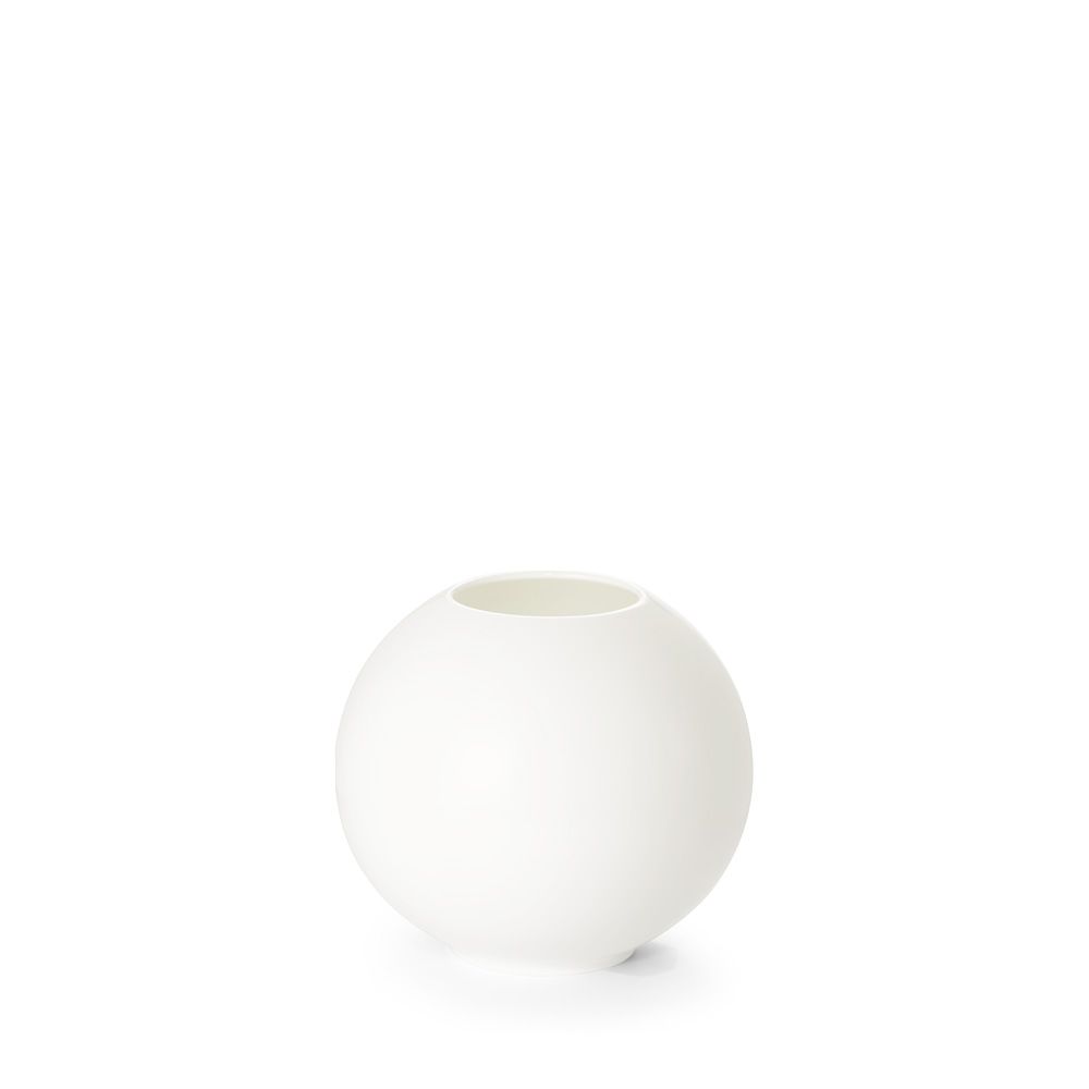 Pure White Spherical Vase