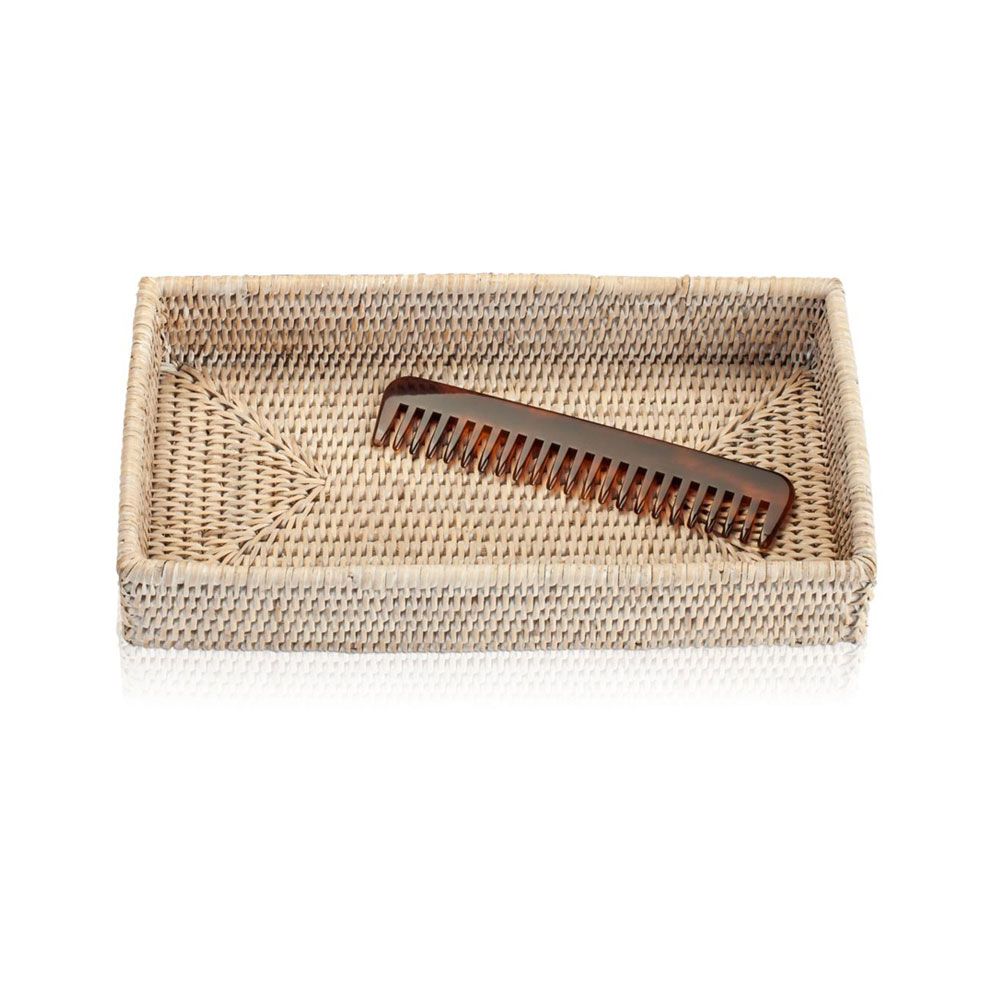 Decor Walther Rattan Rectangular Tray Light
